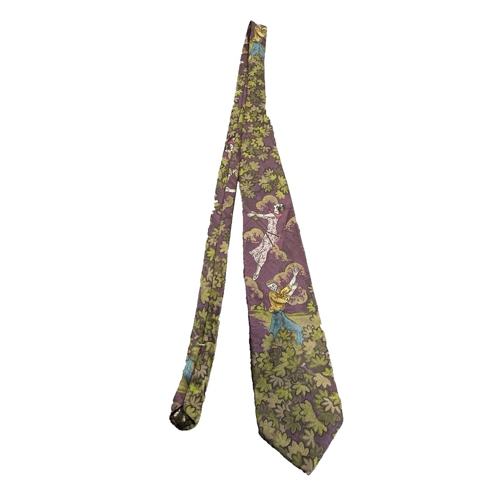 Men's Vintage 70s/80s‎ eccentric tie 57"
